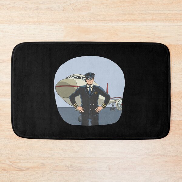 Item preview, Pilot hero in front of a plane designed and sold by Monkey Ful.