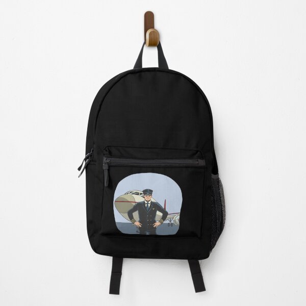 Item preview, Pilot hero in front of a plane designed and sold by Monkey Ful.