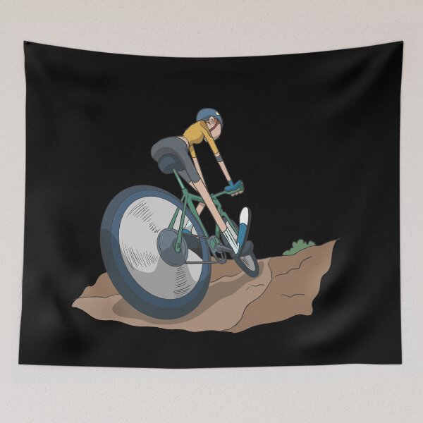Item preview, Mountain bike cyclist uphill designed and sold by Monkey Ful.