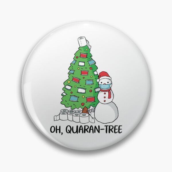 Item preview, Oh Quarantree Christmas Tree Snowman designed and sold by OnepixArt.