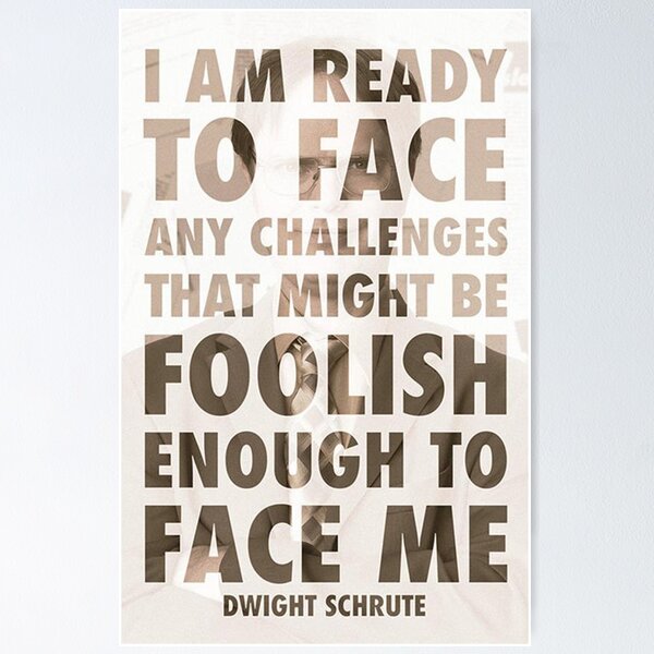 Artikel-Vorschau von Dwight Schrute motivierend, designt und verkauft von Flakey-.