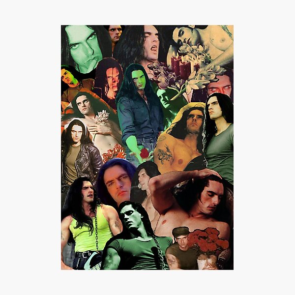 Type O Negative: Peter Steele Dark Goth Collage Edit II Photographic Print