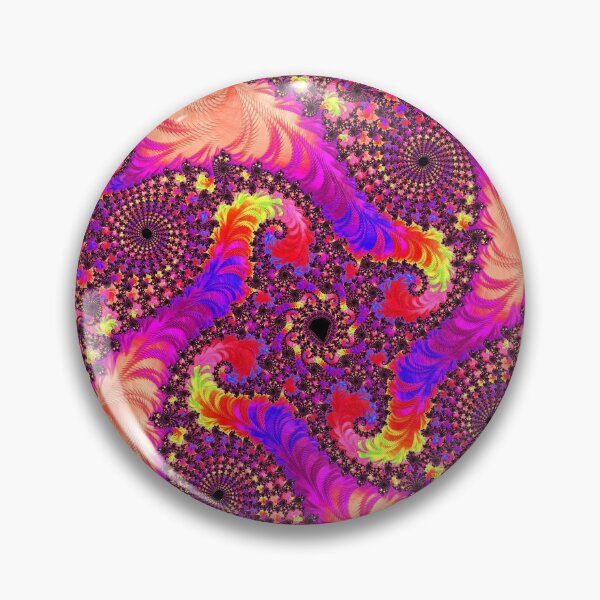 Item preview, Colorful Vivid Trippy Hippie Spiral Fractal Art designed and sold by Kaleiope Studio.