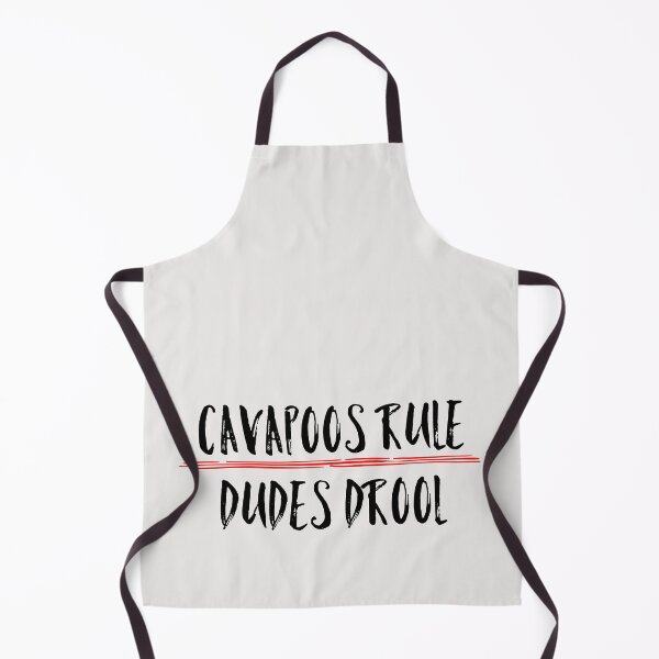 Item preview, Cavapoos Rule Dudes Drool Funny Quote designed and sold by AMSonArt.