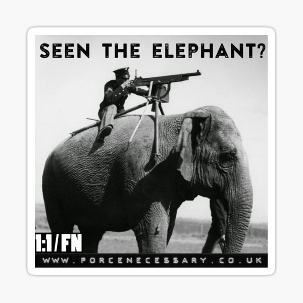 Seen The Elephant? Sticker