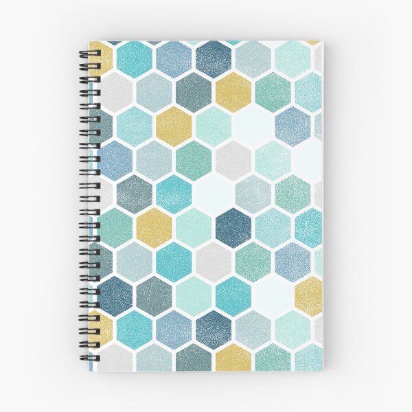 Item preview, Blue Hue Hexagon Pattern designed and sold by rianfee.