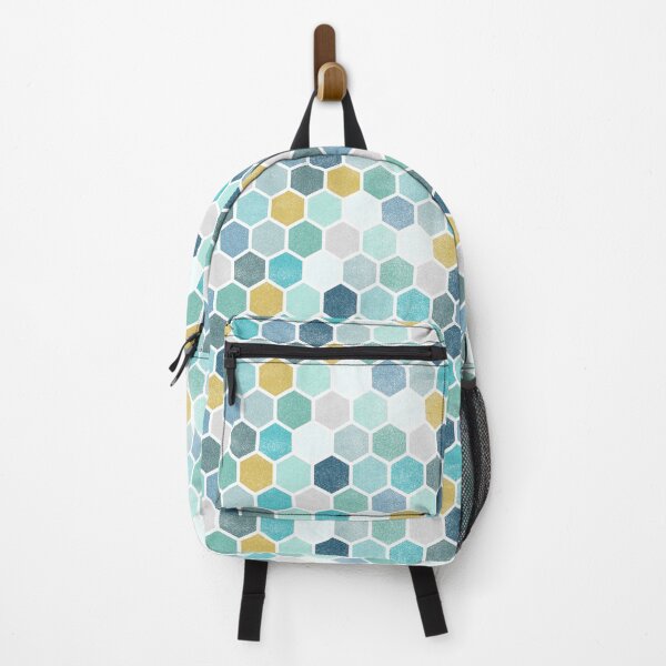 Item preview, Blue Hue Hexagon Pattern designed and sold by rianfee.