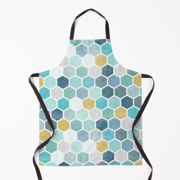 Item preview, Blue Hue Hexagon Pattern designed and sold by rianfee.