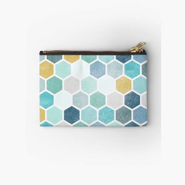 Item preview, Blue Hue Hexagon Pattern designed and sold by rianfee.