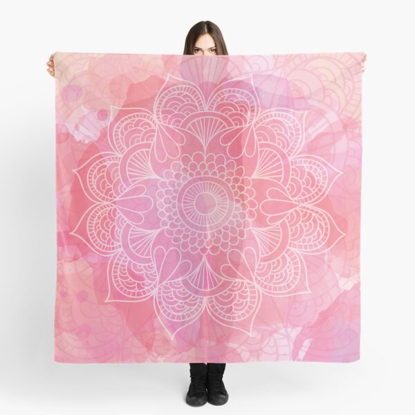 Blume des Lebens im Lotus - Mandala Tuch