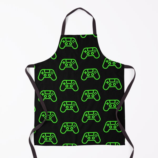 Item preview, Cool green video game controller designed and sold by GameOnGifts.