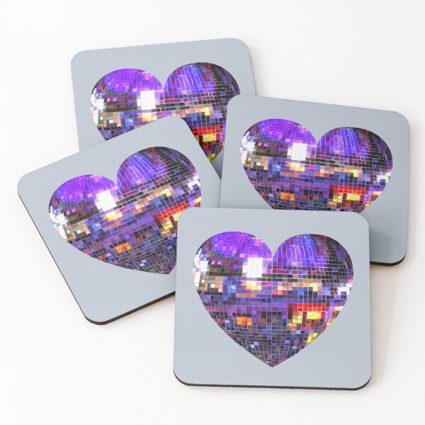 Item preview, Purple Disco Ball Heart  designed and sold by Deborah Camp.
