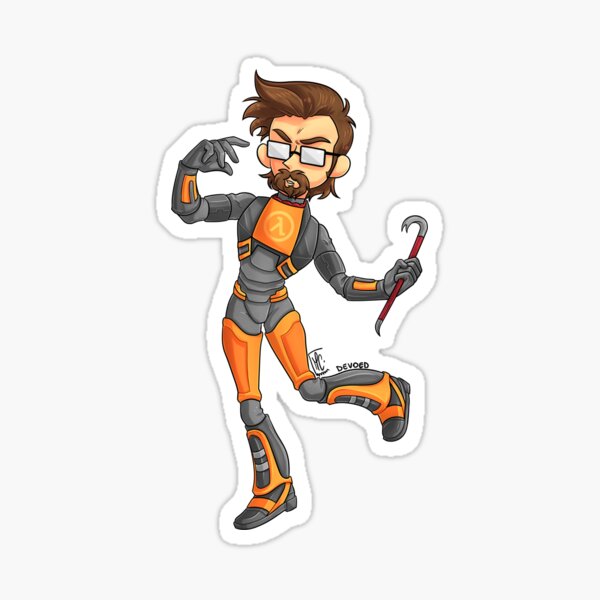 Gordon Freeman Sticker Half life 2 Pegatina