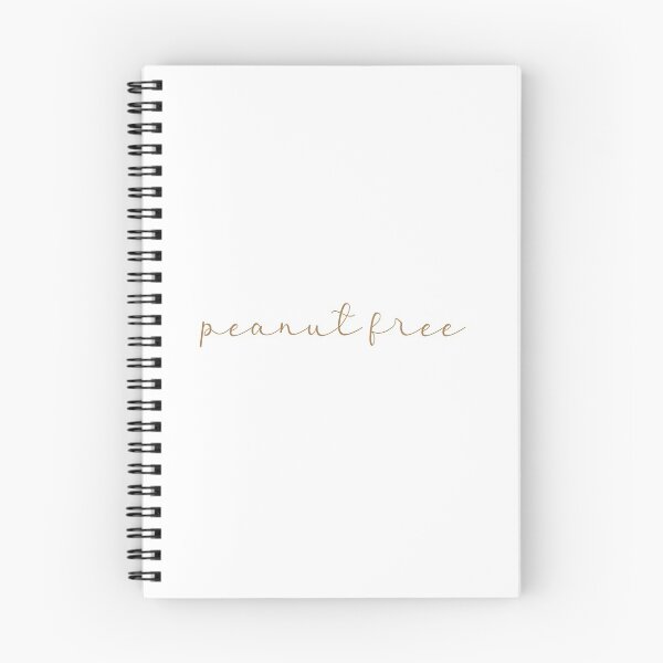 Item preview, Peanut Free Neutral Script Allergy Awareness Graphic designed and sold by lilytepper.