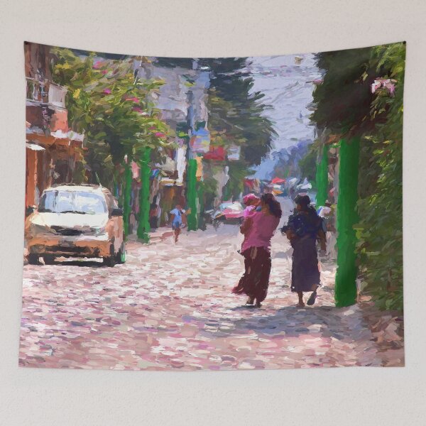Item preview, Walking down the street in Panajachel Guatemala designed and sold by Travelways.