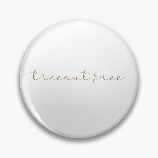 Item preview, Tree Nut Free Neutral Script Allergy Awareness Graphic designed and sold by lilytepper.