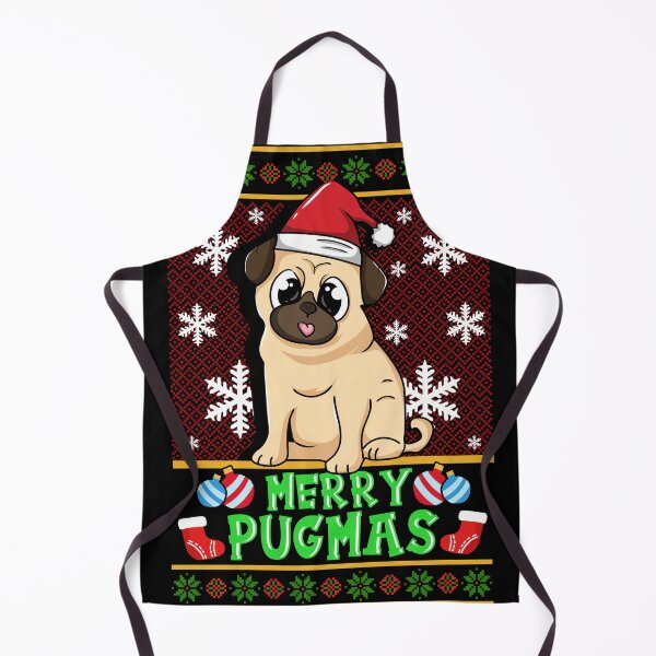 Artikelvorschau, Frohe Pugmas Weihnachtsart entworfen und verkauft von juniperdesign.