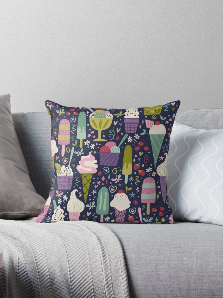 Thumbnail 1 of 4, Pillow, Summer Delights designed and sold by AnnaDeegan.