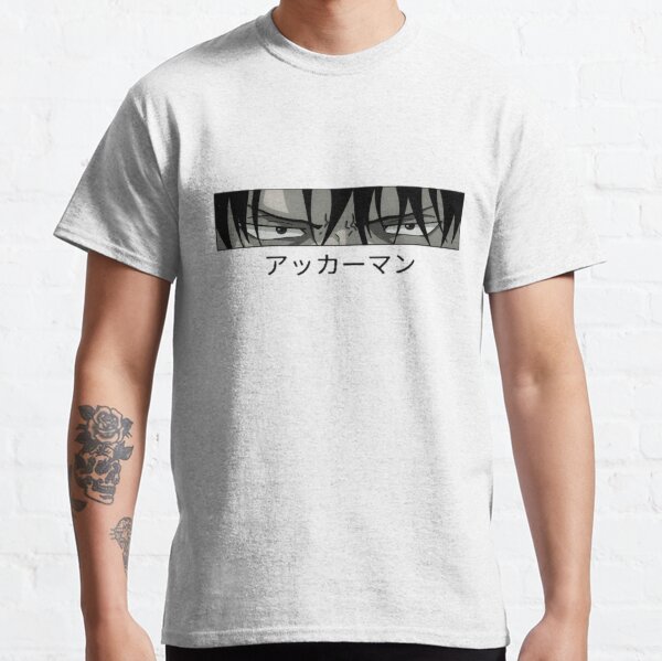 Levi Ackerman- Black and White Eyes- Shingeki no Kyojin Classic T-Shirt