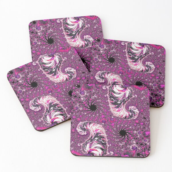 Item preview, Trippy Groovy Swirly Pink Fractal Art designed and sold by Kaleiope Studio.