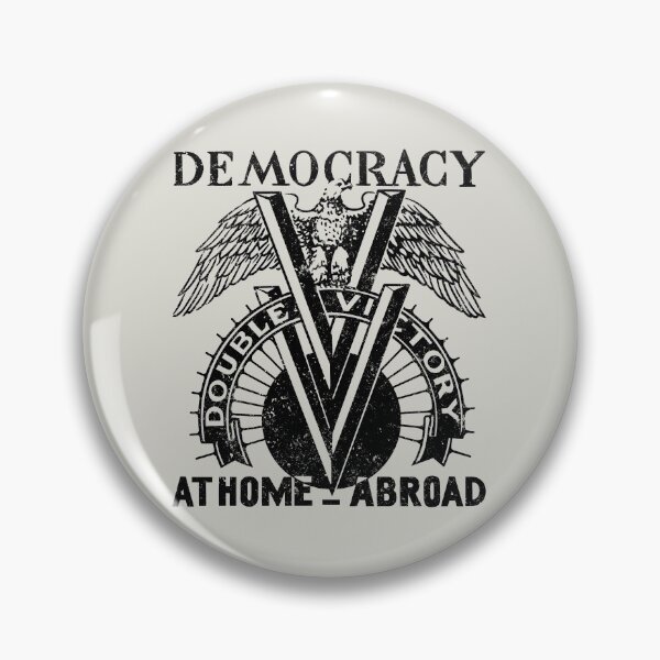 Item preview, Democracy Double V - dark designed and sold by CreativeGiant.