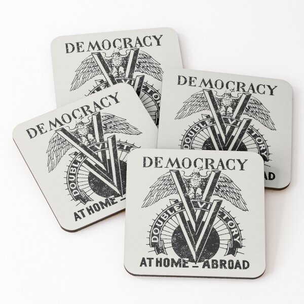Item preview, Democracy Double V - dark designed and sold by CreativeGiant.