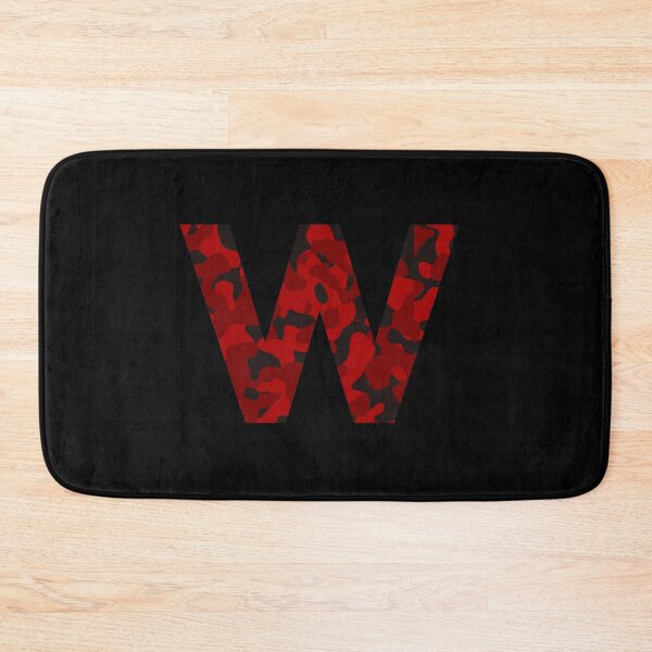 Item preview, The Letter W Red Camo Design designed and sold by NECHSTORE.