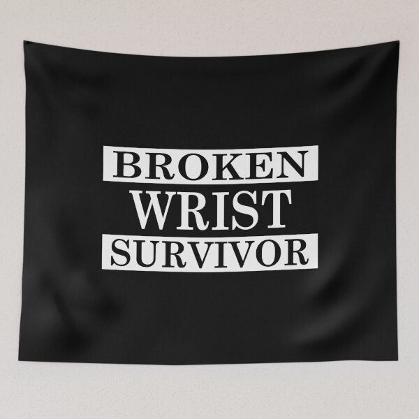 Item preview, Broken Wrist Survivor Essential Classic Sticker And Shirt Design designed and sold by Glike.