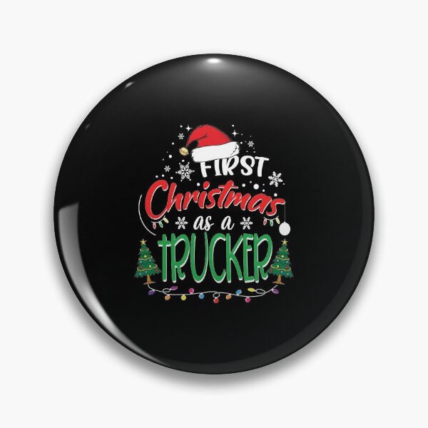 Item preview, First Christmas as a Trucker Funny 1st Christmas Gifts Ideas for New Trucker Truckers designed and sold by clothesy7.