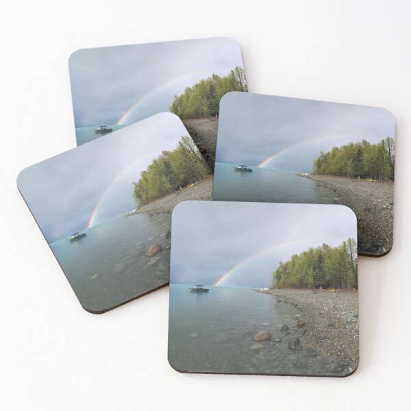 Item preview, Double rainbow over Skilak lake in Cooper Landing, Alaska designed and sold by RKA-Products.