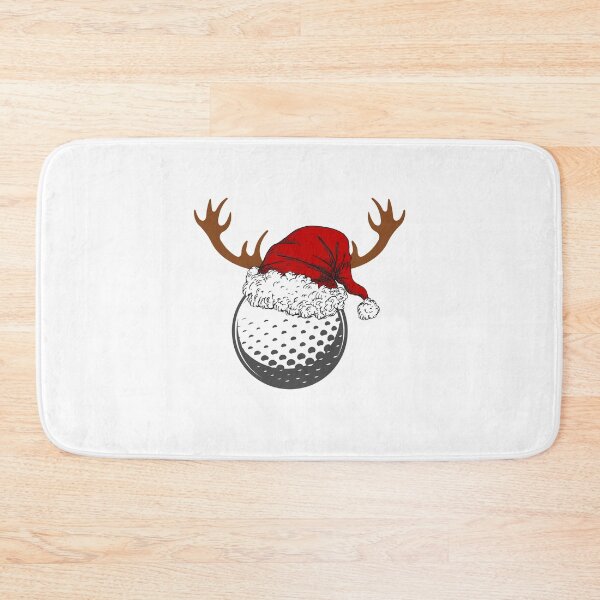 Item preview, Cool Christmas Golf Ball Santa Hat Reindeer designed and sold by Salman Hino.