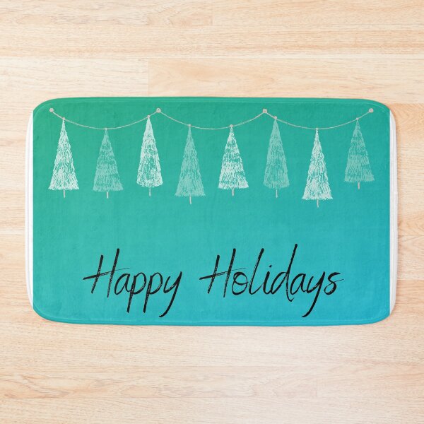 Item preview, Happy Holidays Christmas trees designed and sold by Jennykies.