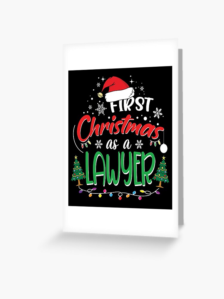 First Christmas As A Mom Funny 1st Christmas Gifts for New Mom Mommy Moms   Greeting Card for Sale by clothesy7