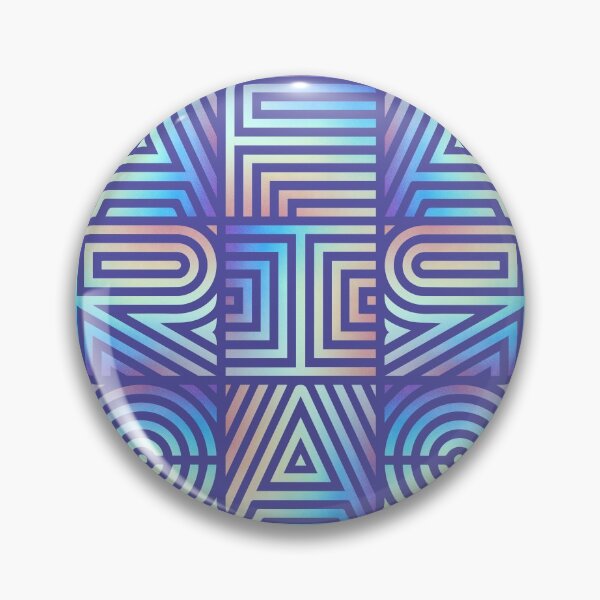 Item preview, Ηolographic Modern Geometric Line Art African Pattern designed and sold by Inogitna Designs.
