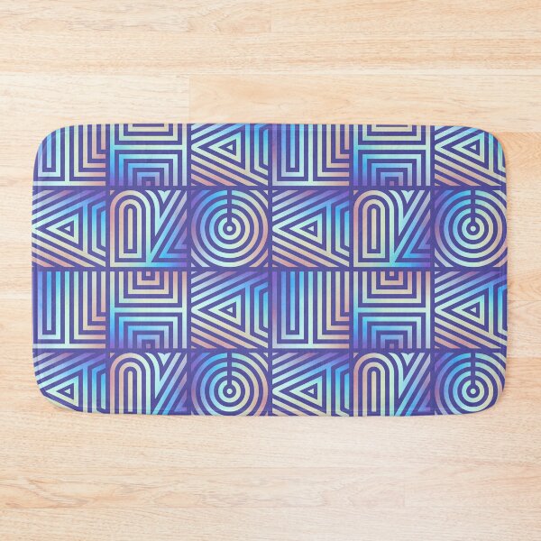 Item preview, Ηolographic Modern Geometric Line Art African Pattern designed and sold by Inogitna Designs.