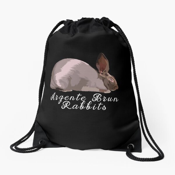 Lapins Argente Brun Sac à cordon