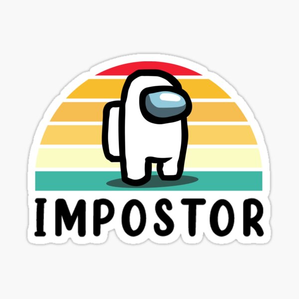 Among Us Impostor Stickers Redbubble