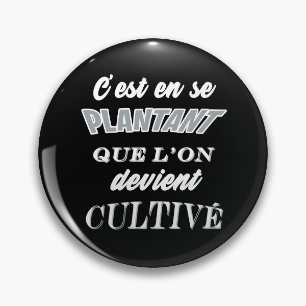 Item preview, It is by planting that we become cultivated Motivational Text designed and sold by Garisp44.