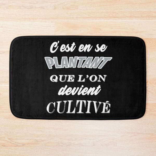 Item preview, It is by planting that we become cultivated Motivational Text designed and sold by Garisp44.