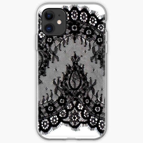 Black Lace iPhone Soft Case