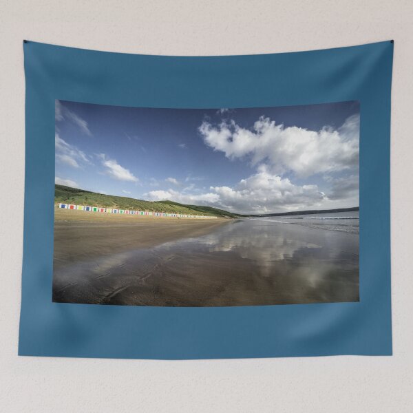 Item preview, Woolacombe beach reflections designed and sold by hawkie.