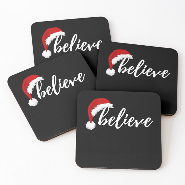 Item preview, Believe Christmas Shirt, Women's Christmas Santa Hat, Believe , Believe Shirt, Believe Santa, Christmas Shirt, Holiday Laptop Skin Mugs Bag designed and sold by kenganalashish.