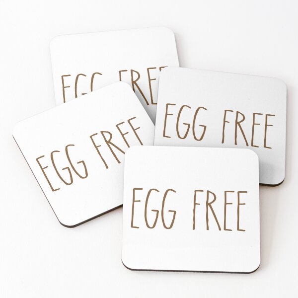 Item preview, Egg Free Brown Skinny Allergy Awareness Graphic designed and sold by lilytepper.