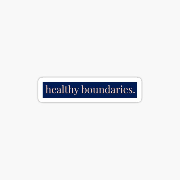 Item preview, healthy boundaries. designed and sold by melanders007.
