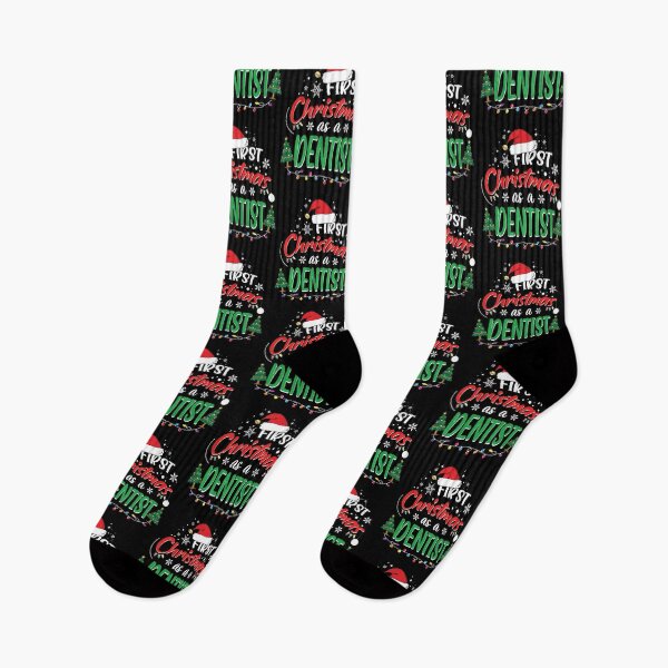 Item preview, First Christmas as a Dentist Funny 1st Christmas Gifts Ideas for New Dentist Dentists designed and sold by clothesy7.
