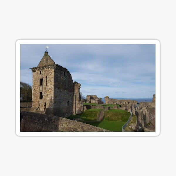 St. Andrews Castle, Scotland Sticker