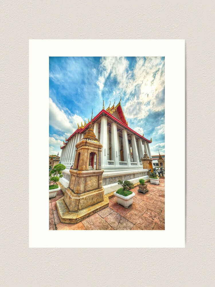 Alternate view of Wat Pho Grandeur Art Print