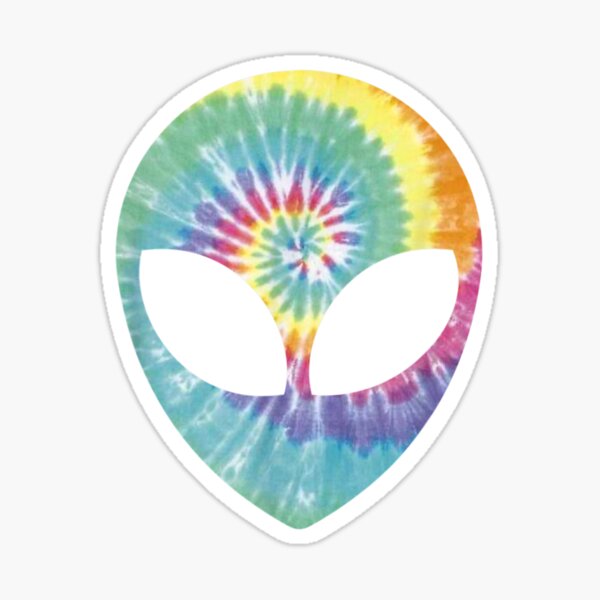Peace, Love, Aliens Sticker