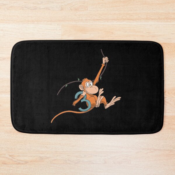 Item preview, Children's 3rd birthday present with cute monkey designed and sold by Monkey Ful.