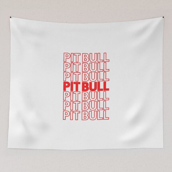 Item preview, Retro 80s Thank You Grocery Bag PitBull Dog designed and sold by Guarddogdrive.